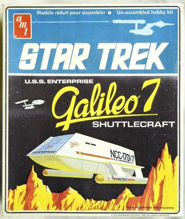 AMT 1/32 Star Trek Galileo 7 Shuttlecraft - USS Enterprise (TV Show), S959 plastic model kit